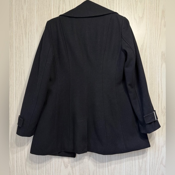 Karl Lagerfeld Paris Women's Charcoal Wool Blend Peacoat Size Small EUC - Picture 5 of 5
